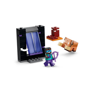 LEGO коцки, Minecraft, Nether & End Portal Journey 