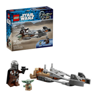 LEGO коцки, Star Wars, The Mandalorian & Grogus Speeder Bike 