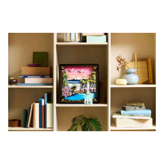 LEGO коцки, Art, Japanese Cherry Blossom Landscape 