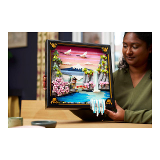 LEGO коцки, Art, Japanese Cherry Blossom Landscape 