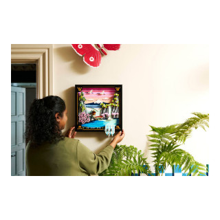 LEGO коцки, Art, Japanese Cherry Blossom Landscape 