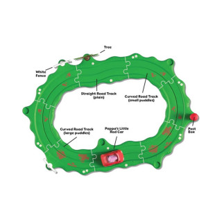 Сет за игра, Peppa Pig: Whizz Around - Peppa's Little Red Car Set 