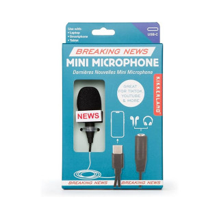 Мини микрофон Breaking News 