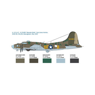 Макета, B-17F Flyng Fortress, 1:72 