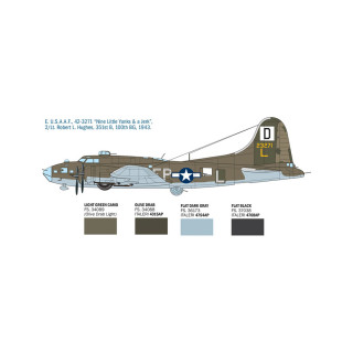 Макета, B-17F Flyng Fortress, 1:72 
