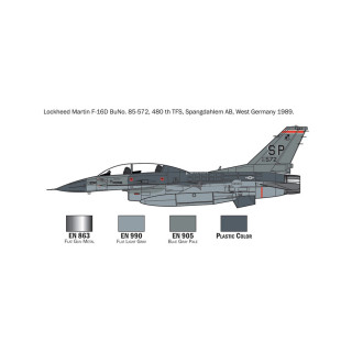 Макета, F-16 C/D Night Falcon, 1:72 