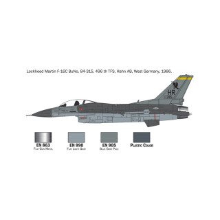 Макета, F-16 C/D Night Falcon, 1:72 
