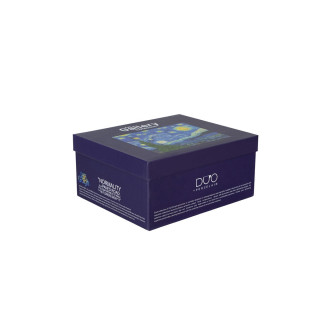 Сет од 2 шолји со тацни Van Gogh - Starry Night, 110 ml 