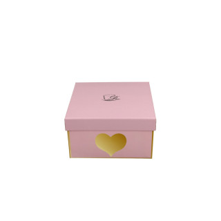 Шолја со тацна Pink - Big Heart, 250 ml 