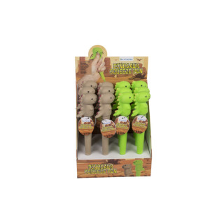 Пенкало со фигура, Dinosaur Squeeze Pen, 2 бои 