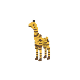 Мини сет коцки за градба, Wildlife Mini Blocks, 4 модели 