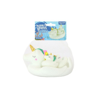 Сет гумени фигури за во када, Little Splash - Unicorn Family 