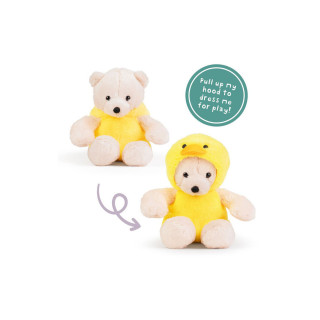 Плишана фигура, Little Dress Up Bear - Yellow Duck 