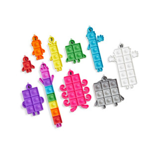 Сет сензорни играчки, Numberblocks Sensory Bubble Poppers 