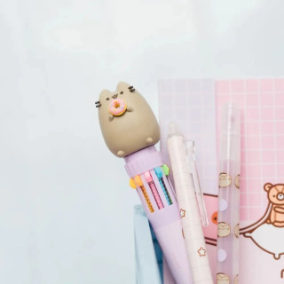 Пенкало со мастило во 10 бои 'Pusheen' 