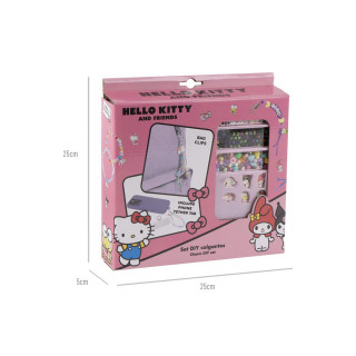 Сет за изработка на приврзоци, Hello Kitty & Friends - DIY Bag Clips 