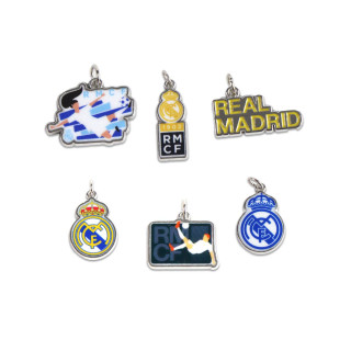 Сет за изработка на приврзоци, FC Real Madrid - DIY Bag Clips 
