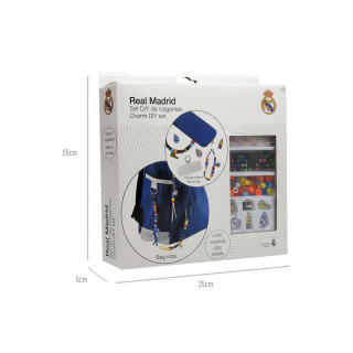 Сет за изработка на приврзоци, FC Real Madrid - DIY Bag Clips 