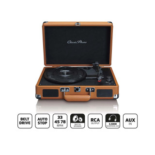 Грамофон, CLASSIC PHONO TT-10 - Brown 