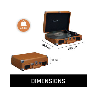 Грамофон, CLASSIC PHONO TT-10 - Brown 