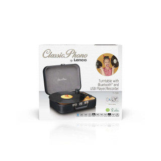 Грамофон, CLASSIC PHONO TT-116 - Black 