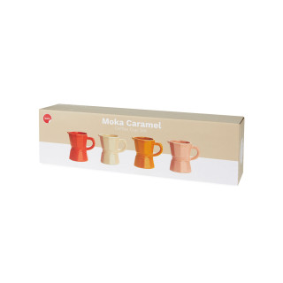 Сет од 4 шолји за еспресо, Moka Caramel, 120ml 