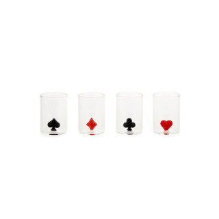 Сет од 4 шот-чашки, Dealer, 50 ml 