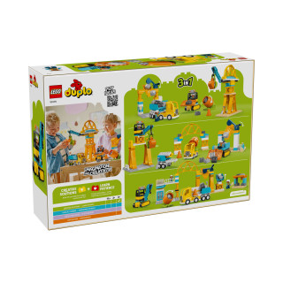 LEGO коцки, Duplo, 3 in 1 Construction Site and Vehicles 