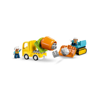 LEGO коцки, Duplo, 3 in 1 Construction Site and Vehicles 