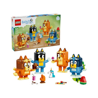 LEGO коцки, Bluey, Brick-Built Bluey Family 