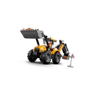 LEGO коцки, City, Yellow Backhoe Loader 