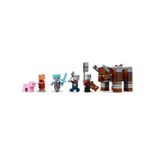 LEGO коцки, Minecraft, The Pillager Outpost and Ravager 