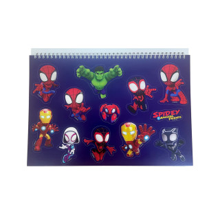 Блок со стикери, Spidey & His Amazing Friends, A4 