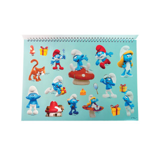 Блок со стикери, Smurfs 