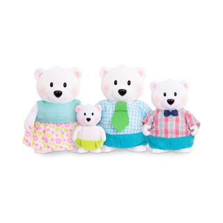 Сет фигури, Lil Woodzeez - The Van North Polar Bear Family 