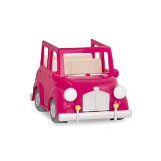 Фигура, Lil Woodzeez - Pink Car with Suitcase 