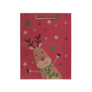 Украсна хартиена кеса 'Christmas Friends', 4 дизајни 