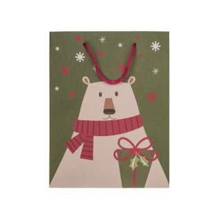 Украсна хартиена кеса 'Christmas Friends', 4 дизајни 
