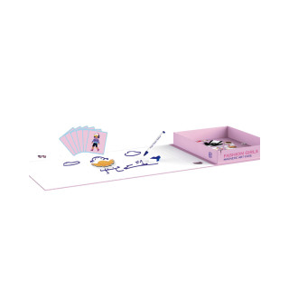 Магнетен сет за игра 'Fashion Girls Magnetic Art Case' 
