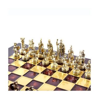 Сет за шах, Greek Roman Period Chess Set, среден, син 
