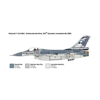 Макета, Aircraft, F-16A Fighting Falcon, 1:48 