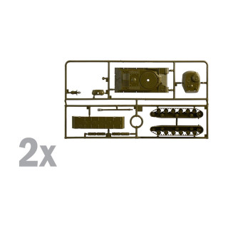 Макета, Military Vehicles - Fast Assembly, IS-2, 1:72