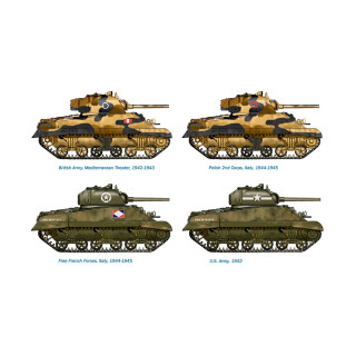 Макета, Military Vehicles - Fast Assembly, M4A2 Sherman III, 1:72 