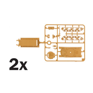 Макета, Military Vehicles - Fast Assembly, M4A2 Sherman III, 1:72 