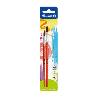Сет четки за водени бои, Pelikan, бр.4 и бр.8