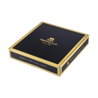 Сет за шах, Classic Metal Staunton Chess Set, мал, бел/бакарен