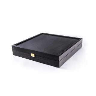 Сет за шах, Classic Metal Staunton Chess Set, среден, црн/бакарен