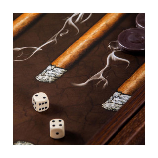 Сет за табла, Robusto Cigar Backgammon, голем 