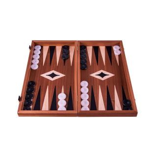 Сет за табла и шах, Mahogany Chess & Backgammon Board, голем 