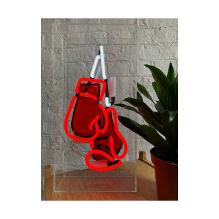 Неонски знак во кутија, 'Boxing Gloves'